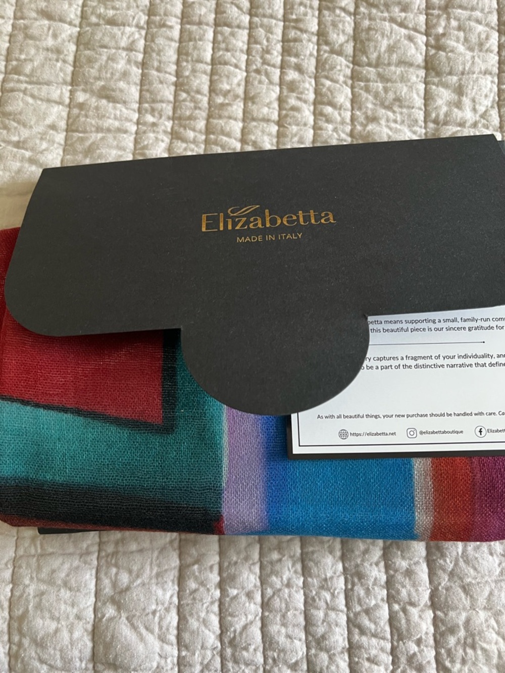 Elizabetta Multicolor Wool Scarf